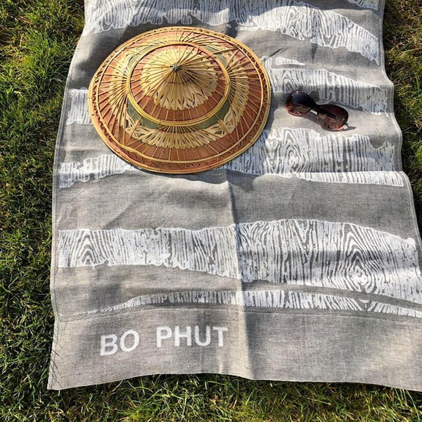 Bo Phut Linen Large Beach Towel