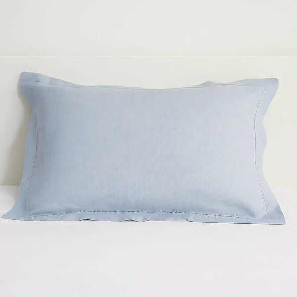100% Linen Chambray Oxford Pillowcase - Ferguson's Irish Linen