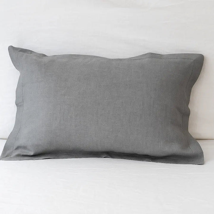 100% Linen Chambray Oxford Pillowcase - Ferguson's Irish Linen