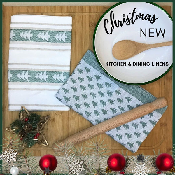 Christmas Tea Towels - Set of 2 - Ferguson's Irish Linen