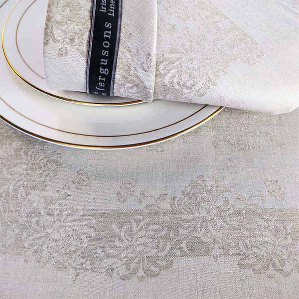 Chrysanthemum Double Damask Napkins - Ferguson's Irish Linen