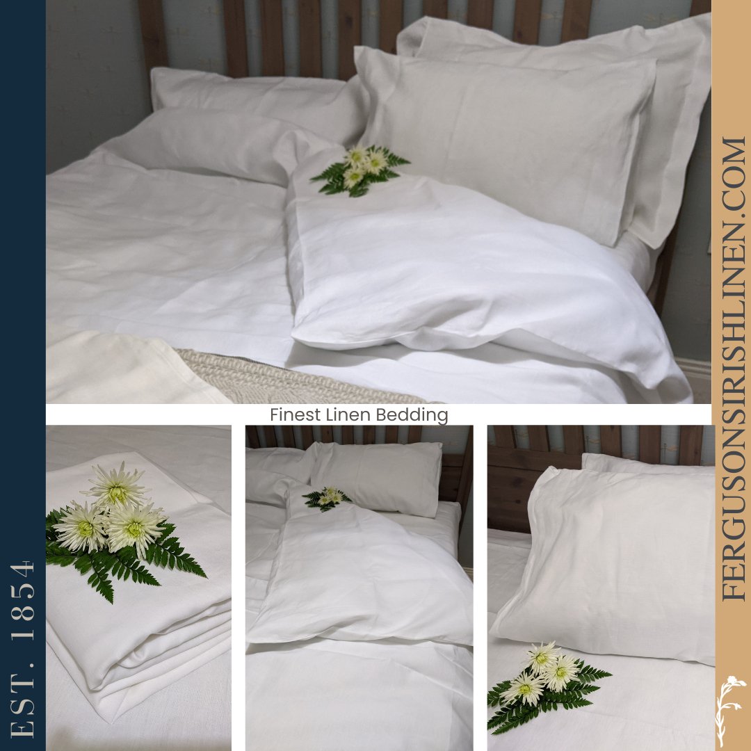 Finest Linen Bed Sheets (North American Sizes) Ferguson's Irish Linen