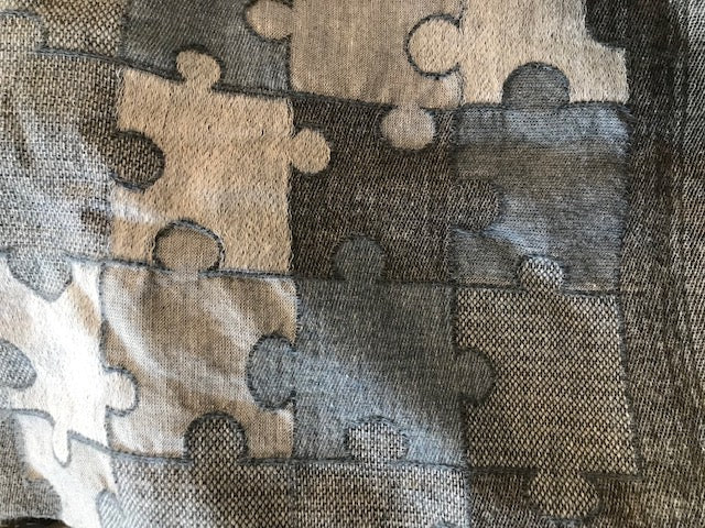 Jigsaw Linen/Wool Fusion Blanket - OFFER - Ferguson's Irish Linen