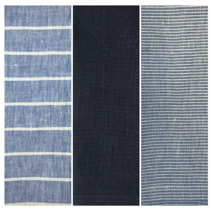 The Blue 4 Pack Napkins Tablescape Set - OFFER - Ferguson's Irish Linen