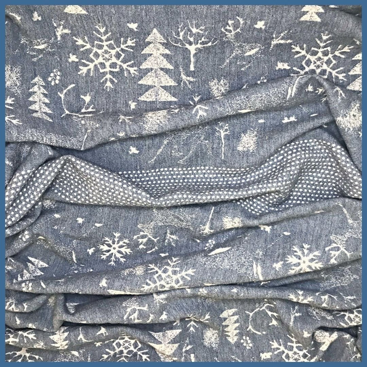 Winter Wonderland Linen/Wool Fusion Blanket - Ferguson's Irish Linen