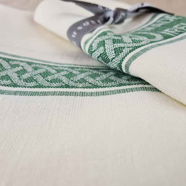 Celtic Scroll Linen Tea Towels