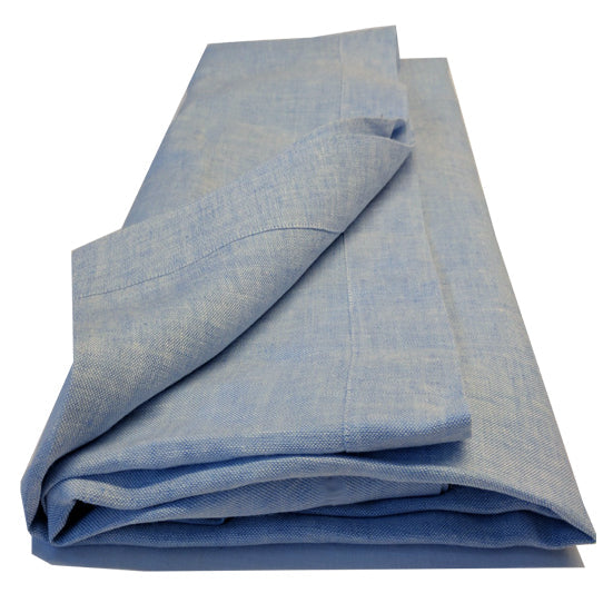 Chambray Linen Bed Flat Sheet (North American Sizes)